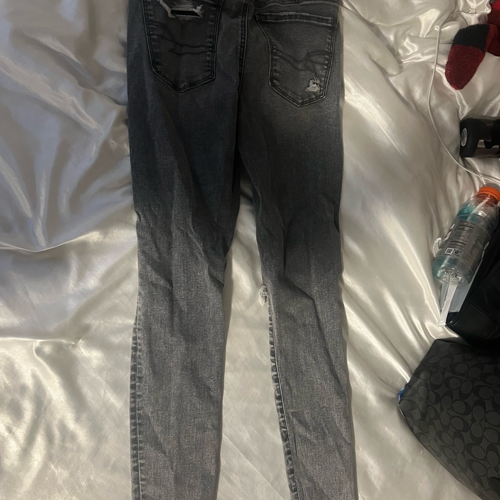 ripped curvy grey jean - Picture 3 of 3